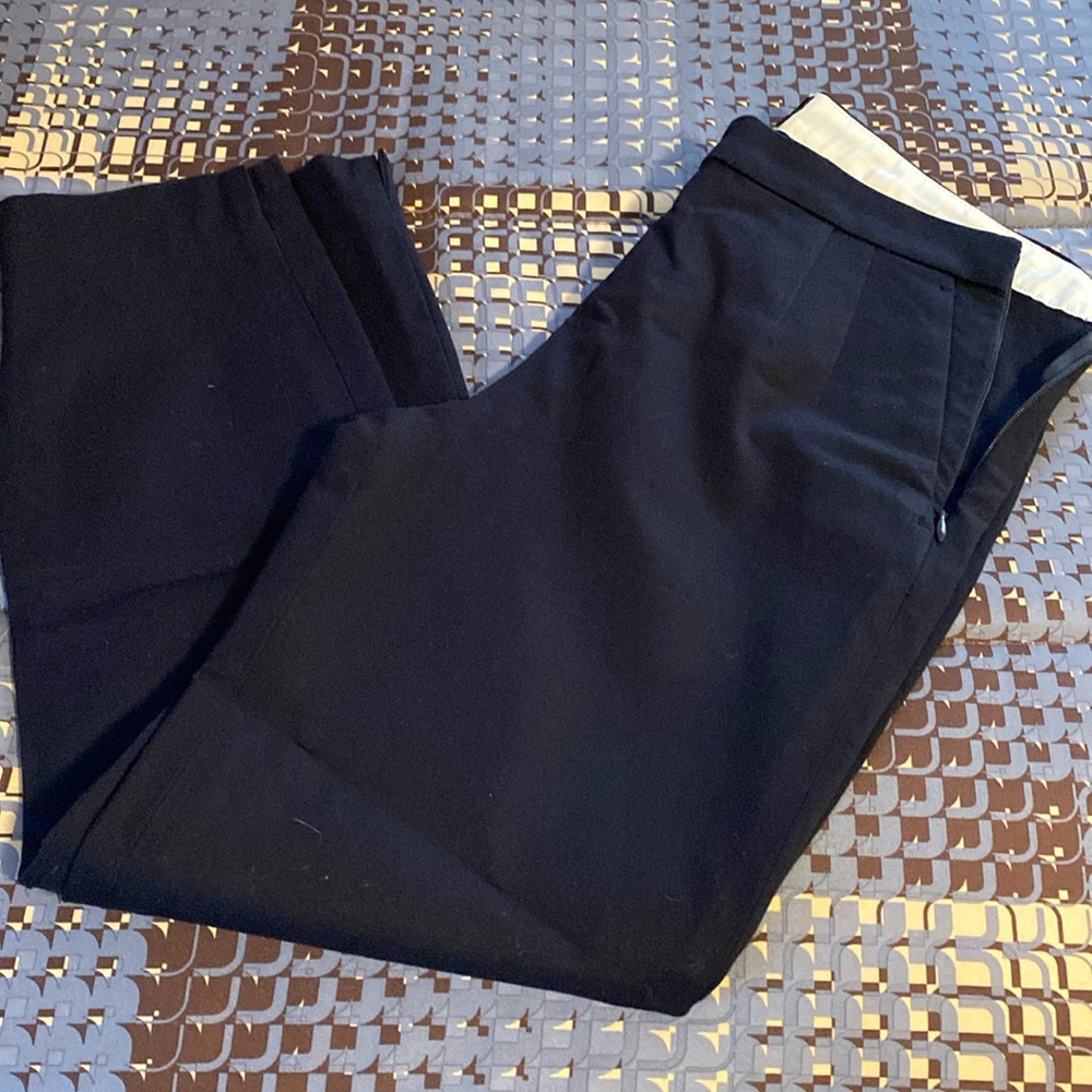 J Crew Sz 4 Martie crop ankle pants in black
